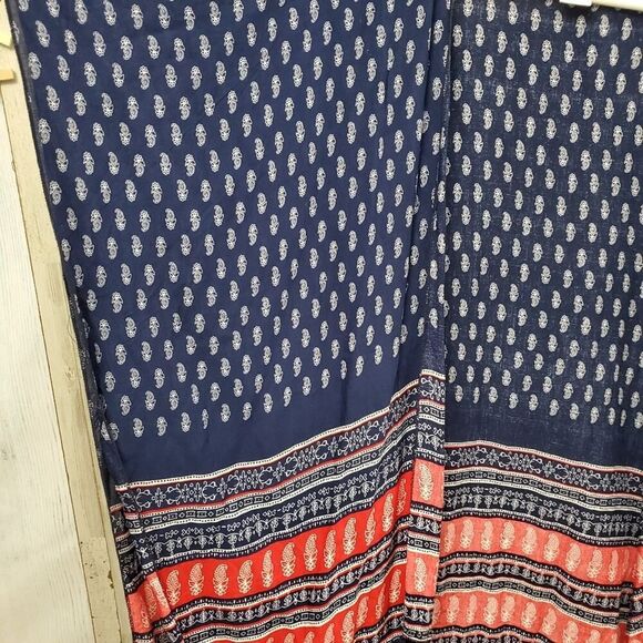 Abercrombie Fringed Cardigan Kimono Navy Size OSFM - Picture 7 of 8